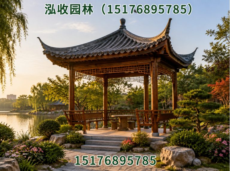 迪庆防腐木凉亭展示图
